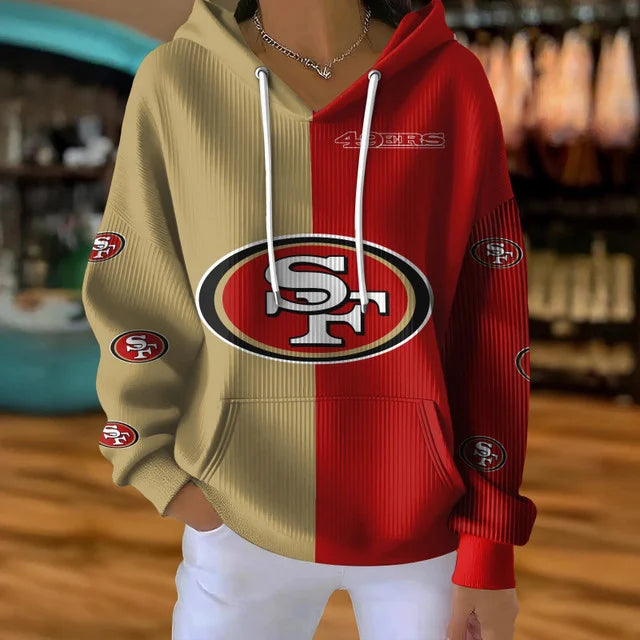 [SPECIAL OFFER] NEW CUSTOMIZED NFL11 SF49 SAN FRANCISCO 49ERS RIBBED HOODIE & SWEATSHIRT