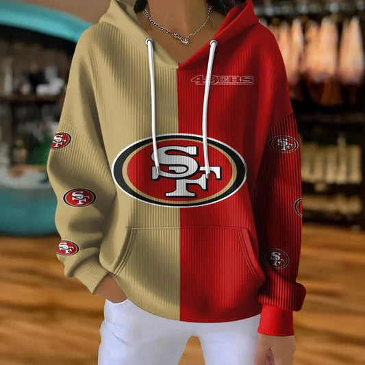 [SPECIAL OFFER] NEW CUSTOMIZED NFL11 SF49 SAN FRANCISCO 49ERS RIBBED HOODIE & SWEATSHIRT