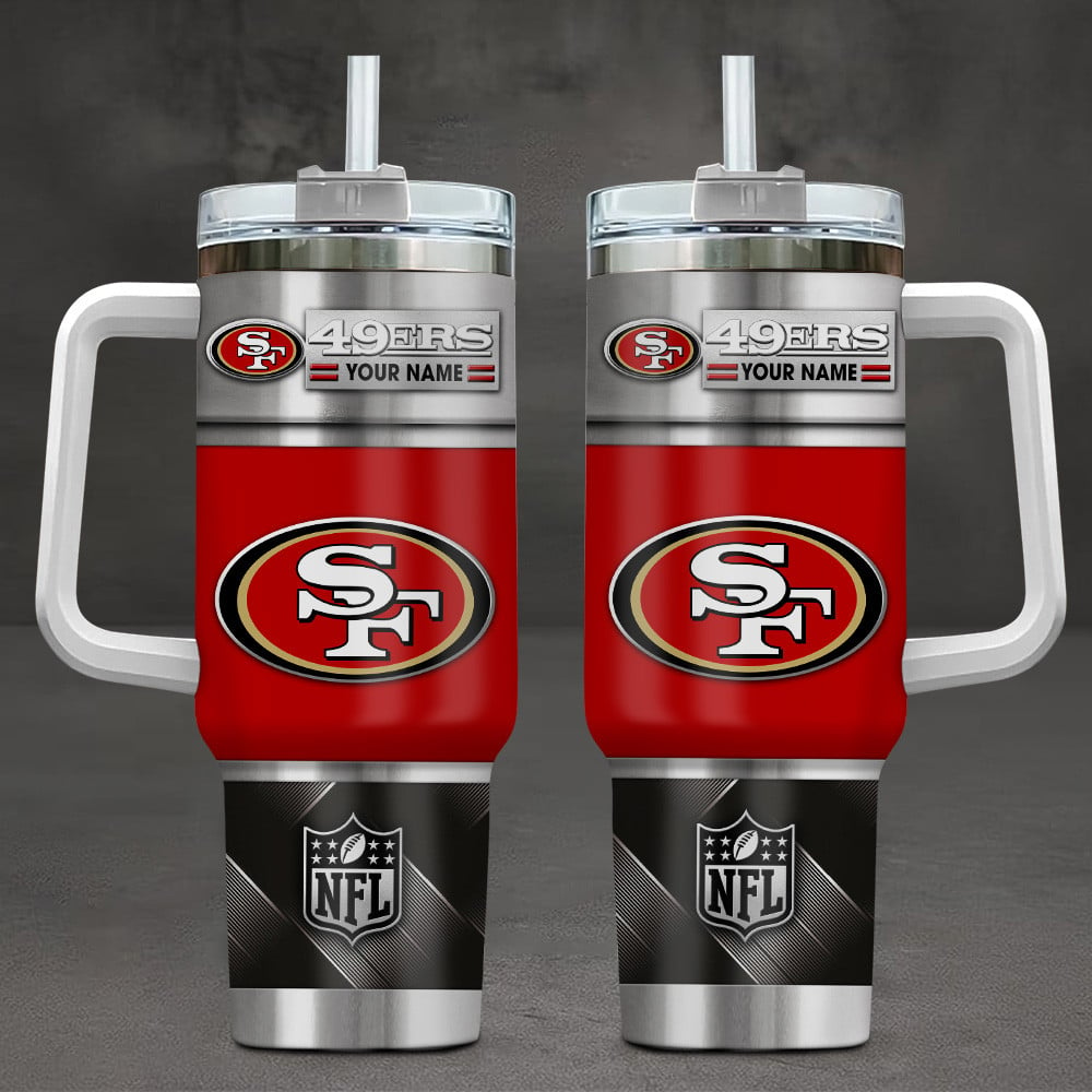 LIMITED EDITION - NEW CUSTOMIZED NFL11 SF49 SAN FRANCISCO 49ERS TUMBLER CUP