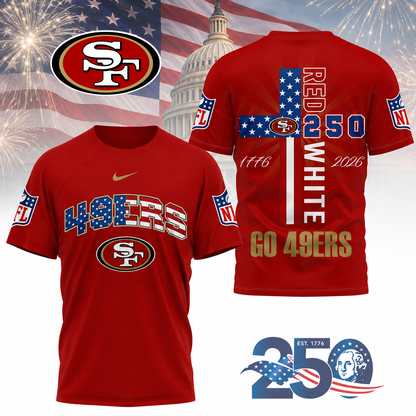 LIMITED EDITION - NEW CUSTOMIZED NFL11 SF49 SAN FRANCISCO 49ERS T-SHIRT, POLO SHIRT, ZIP POLO SHIRT, SWEATSHIRT, HOODIE & ZIP HOODIE