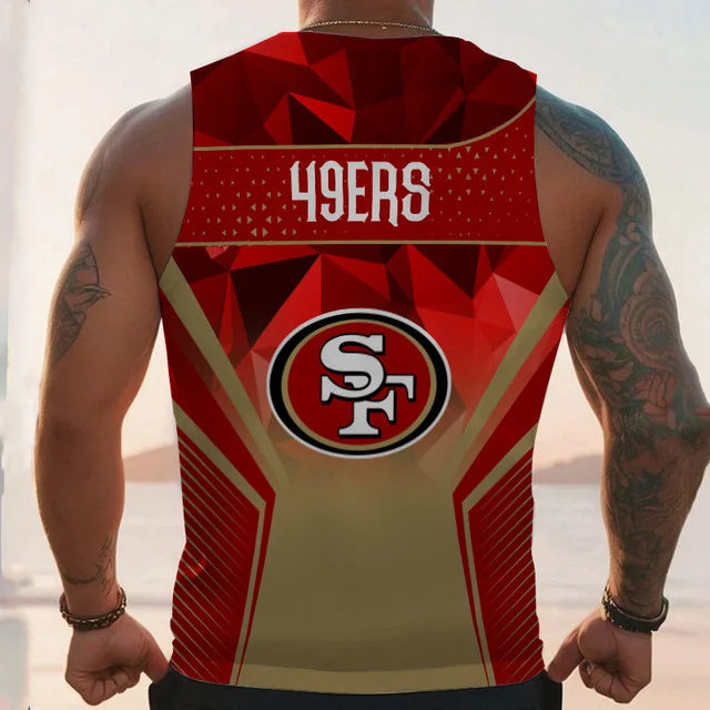LIMITED EDITION - NEW CUSTOMIZED NFL11 SF49ERS UNISEX TANK TOP