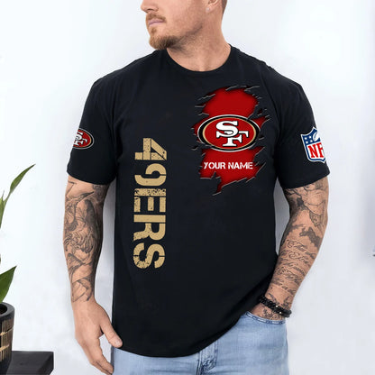LIMITED EDITION - NEW CUSTOMIZED NFL11 SF49ERS UNISEX T-SHIRT, SWEATSHIRT, HOODIE & ZIP HOODIE