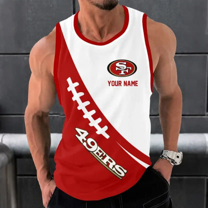 [SPECIAL OFFER] NEW CUSTOMIZED NFL11 SF49 SAN FRANCISCO 49ERS UNISEX TANK TOP
