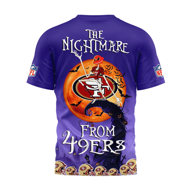 [SPECIAL OFFER] NEW CUSTOMIZED NFL11 SF49 SAN FRANCISCO 49ERS HALLOWEEN THE NIGHTMARE APPAREL