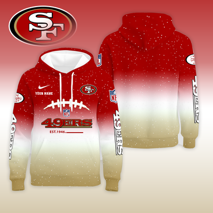 LIMITED EDITION - NEW CUSTOMIZED NFL11 SF49 SAN FRANCISCO 49ERS UNISEX T-SHIRT, POLO, HOODIE & JACKETS