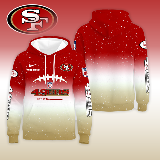 LIMITED EDITION - NEW CUSTOMIZED NFL11 SF49 SAN FRANCISCO 49ERS UNISEX T-SHIRT, POLO, HOODIE & JACKETS