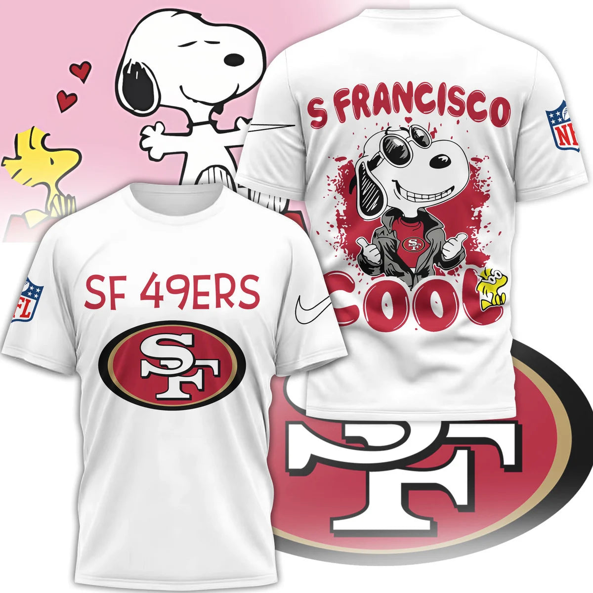 LIMITED EDITION - NEW CUSTOMIZED NFL11 SF49ERS T-SHIRT, SWEATSHIRT, HOODIE & ZIP HOODIE
