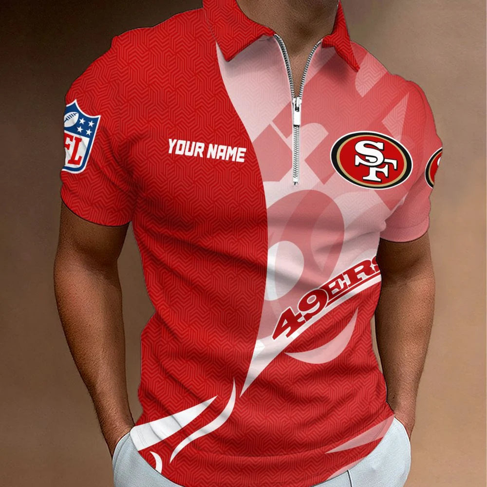 LIMITED EDITION - NEW CUSTOMIZED NFL11 SF49 SAN FRANCISCO 49ERS T-SHIRT, POLO SHIRT, ZIP POLO SHIRT, SWEATSHIRT, HOODIE & ZIP HOODIE