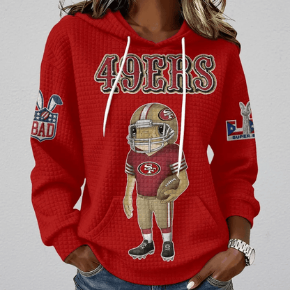 [SPECIAL OFFER] NEW CUSTOMIZED NFL11 SF49 SAN FRANCISCO 49ERS UNISEX HOODED SWEATSHIRT