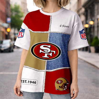 LIMITED EDITION - NEW CUSTOMIZED NFL11 SF49 SAN FRANCISCO 49ERS UNISEX T-SHIRT, POLO, HOODIE & JACKETS