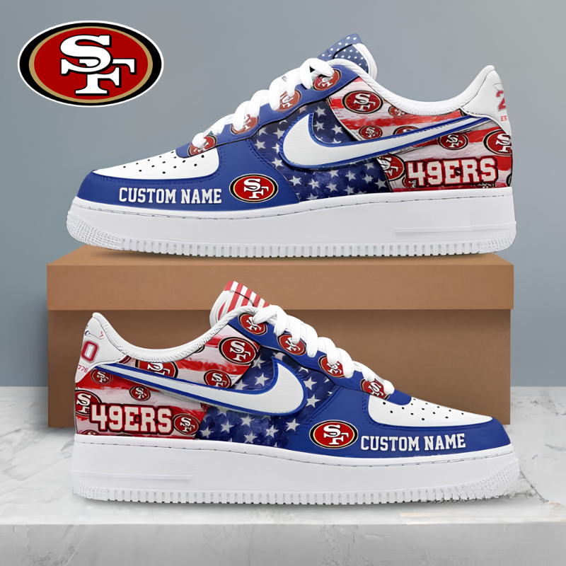 [SPECIAL OFFER] NEW CUSTOMIZED NFL11 SF49 SAN FRANCISCO 49ERS AF1 SHOES