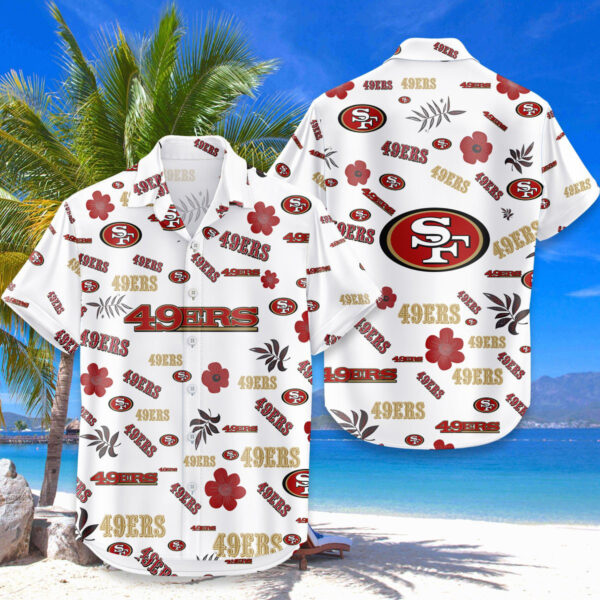 LIMITED EDITION - NEW CUSTOMIZED NFL11 SF49 SAN FRANCISCO 49ERS UNISEX HAWAIIAN SHIRT