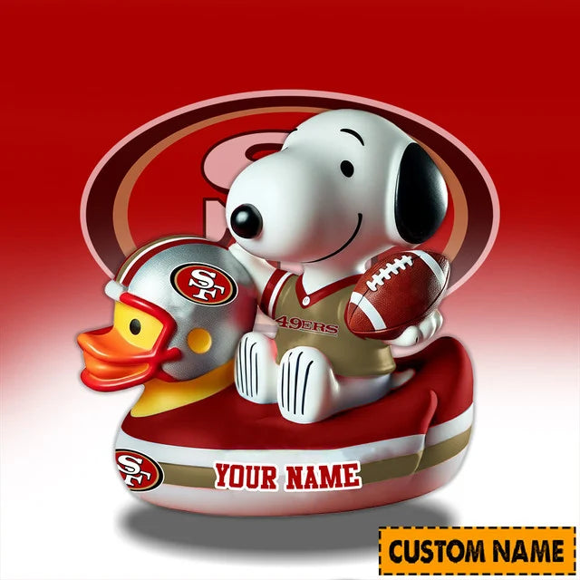 LIMITED EDITION - NEW CUSTOMIZED NFL11 SF49ERS SNOOPY ACRYLIC BLOCK