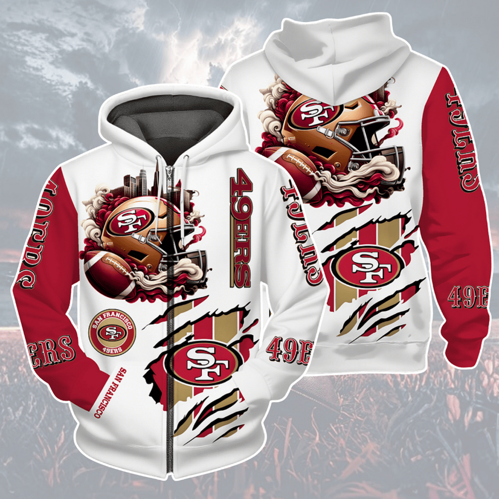 LIMITED EDITION - NEW CUSTOMIZED NFL11 SF49 SAN FRANCISCO 49ERS UNISEX T-SHIRT, POLO, HOODIE & JACKETS