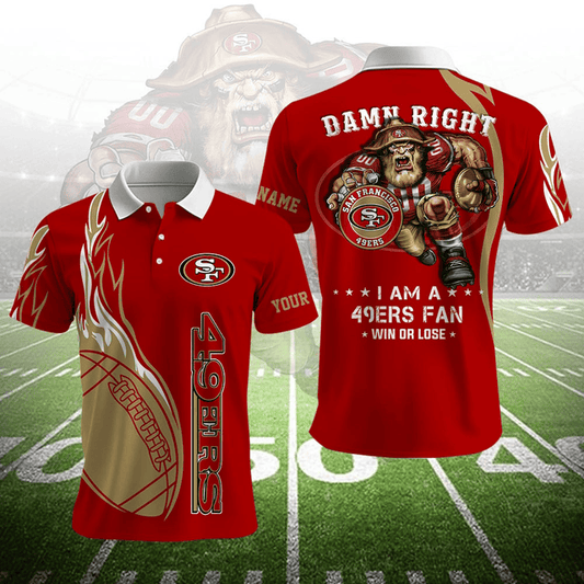 LIMITED EDITION - NEW CUSTOMIZED NFL11 SF49 SAN FRANCISCO 49ERS UNISEX T-SHIRT, POLO, HOODIE & JACKETS