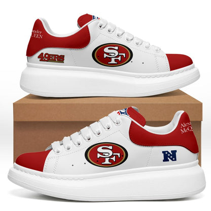 [SPECIAL OFFER] NEW CUSTOMIZED NFL11 SF49 SAN FRANCISCO 49ERS MCQUEEN SHOES