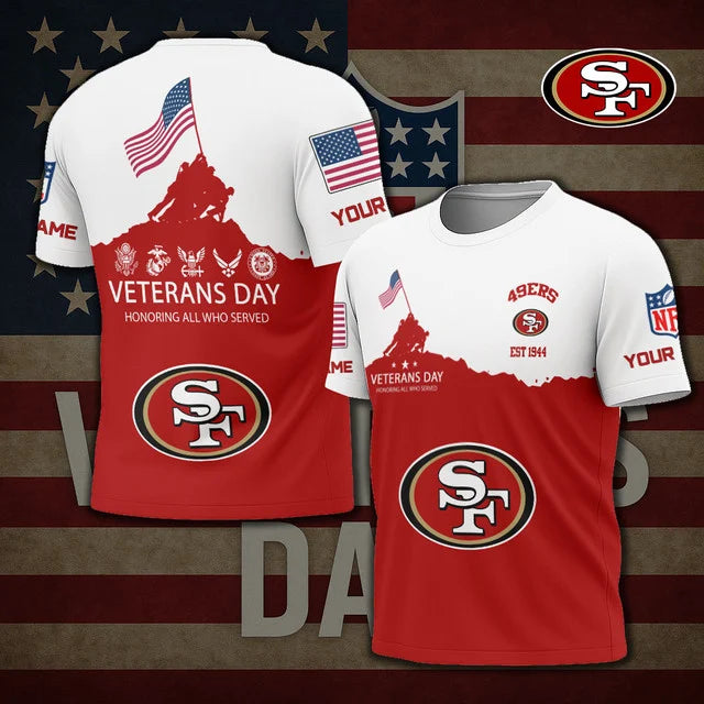 LIMITED EDITION - NEW CUSTOMIZED NFL11 SF49ERS UNISEX T-SHIRT, SWEATSHIRT, HOODIE & ZIP HOODIE