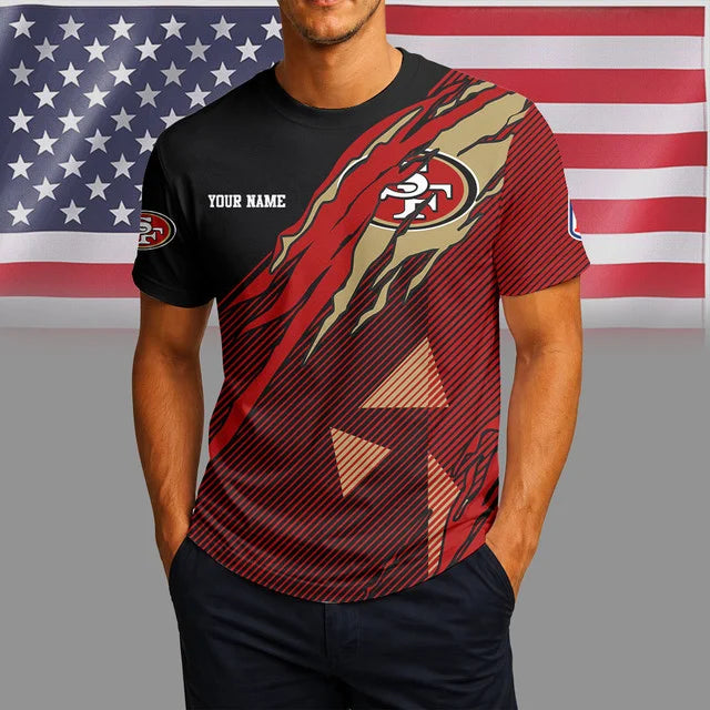 LIMITED EDITION - NEW CUSTOMIZED NFL11 SF49 SAN FRANCISCO 49ERS T-SHIRT, POLO SHIRT, ZIP POLO SHIRT, SWEATSHIRT, HOODIE & ZIP HOODIE