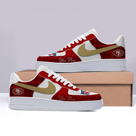 [SPECIAL OFFER] NEW CUSTOMIZED NFL11 SF49 SAN FRANCISCO 49ERS AF1 SHOES