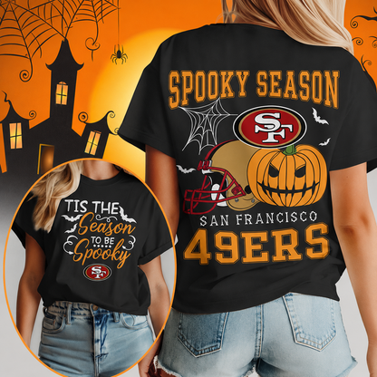 LIMITED EDITION - NEW CUSTOMIZED NFL11 SF49 SAN FRANCISCO 49ERS  HALLOWEEN T-SHIRT, HOODIE & ZIP HOODIE