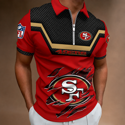 LIMITED EDITION - NEW CUSTOMIZED NFL11 SF49 SAN FRANCISCO 49ERS T-SHIRT, POLO SHIRT, ZIP POLO SHIRT, SWEATSHIRT, HOODIE & ZIP HOODIE