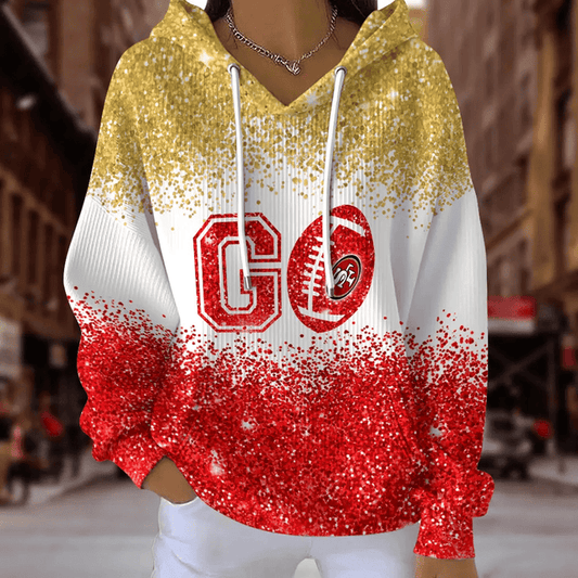 [SPECIAL OFFER] NEW CUSTOMIZED NFL11 SF49 SAN FRANCISCO 49ERS RIBBED HOODIE & SWEATSHIRT