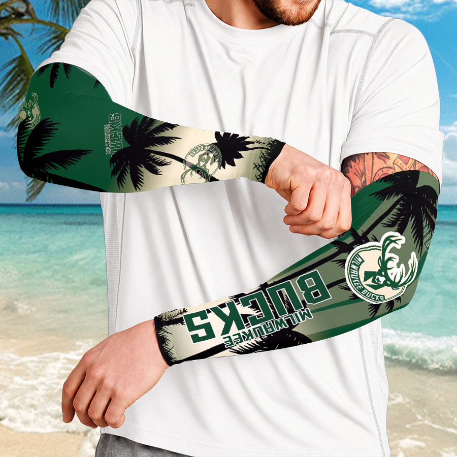 [HOT DEAL] NEW CUSTOMIZED NBA11 MBU MILWAUKEE BUCKS SUN ARM SLEEVES