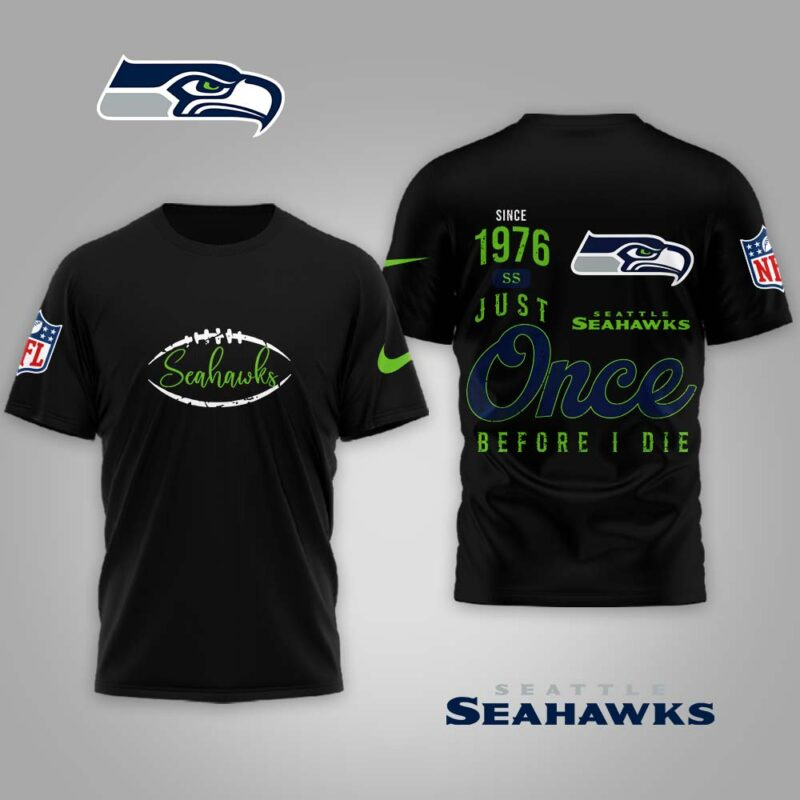 LIMITED EDITION - NEW CUSTOMIZED NFL06 SSH SEATTLE SEAHAWKS UNISEX T-SHIRT, POLO, HOODIE & JACKETS