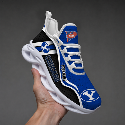 EXCLUSIVE EDITION - NEW CUSTOMIZED NCAA FBS11 BYU BYU COUGARS CLUNKY SNEAKERS