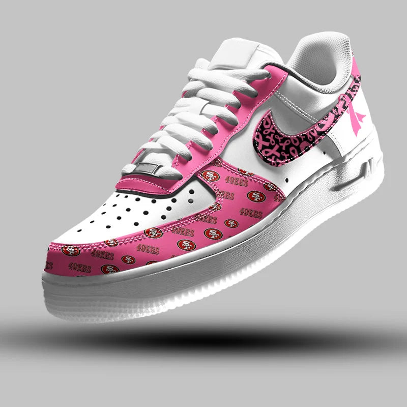 VIRAL EDITION - NEW CUSTOMIZED NFL11 SF49 SAN FRANCISCO 49ERS AF1 SNEAKERS