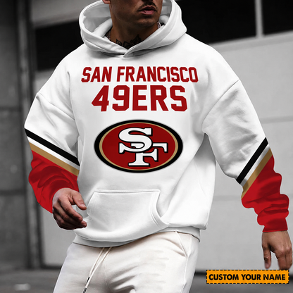 ELITE EDITION - NEW CUSTOMIZED NFL11 SF49 SAN FRANCISCO 49ERS HOODIE, ZIP HOODIE, POLO SHIRT, ZIP POLO SHIRT, T-SHIRT & SWEATSHIRT