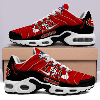 [SPECIAL OFFER] NEW CUSTOMIZED NFL11 SF49 SAN FRANCISCO 49ERS AIR MAX PLUS SNEAKERS