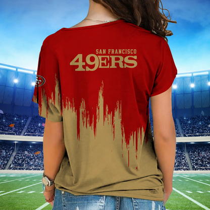 [SPECIAL OFFER] NEW CUSTOMIZED NFL11 SF49 SAN FRANCISCO 49ERS SHOULDER SHIRT
