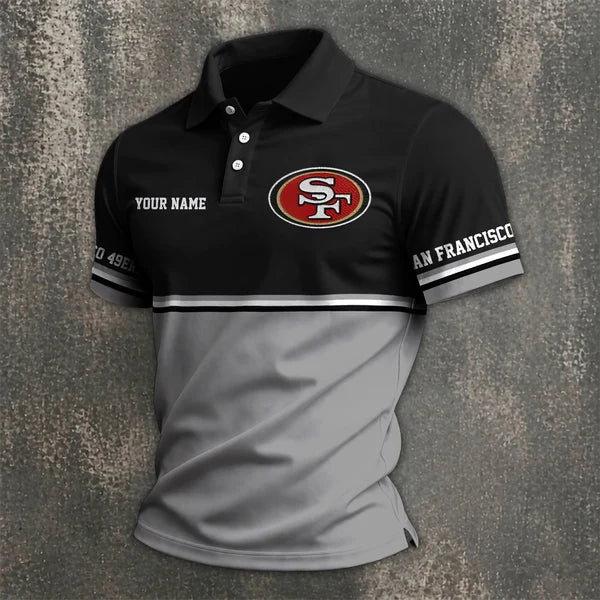 [SPECIAL OFFER] NEW CUSTOMIZED NFL11 SF49 SAN FRANCISCO 49ERS POLO SHIRT