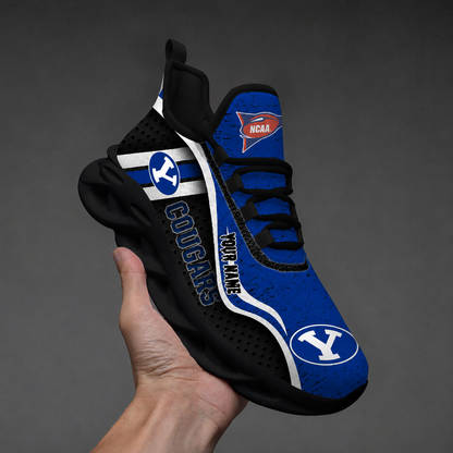 EXCLUSIVE EDITION - NEW CUSTOMIZED NCAA FBS11 BYU BYU COUGARS CLUNKY SNEAKERS