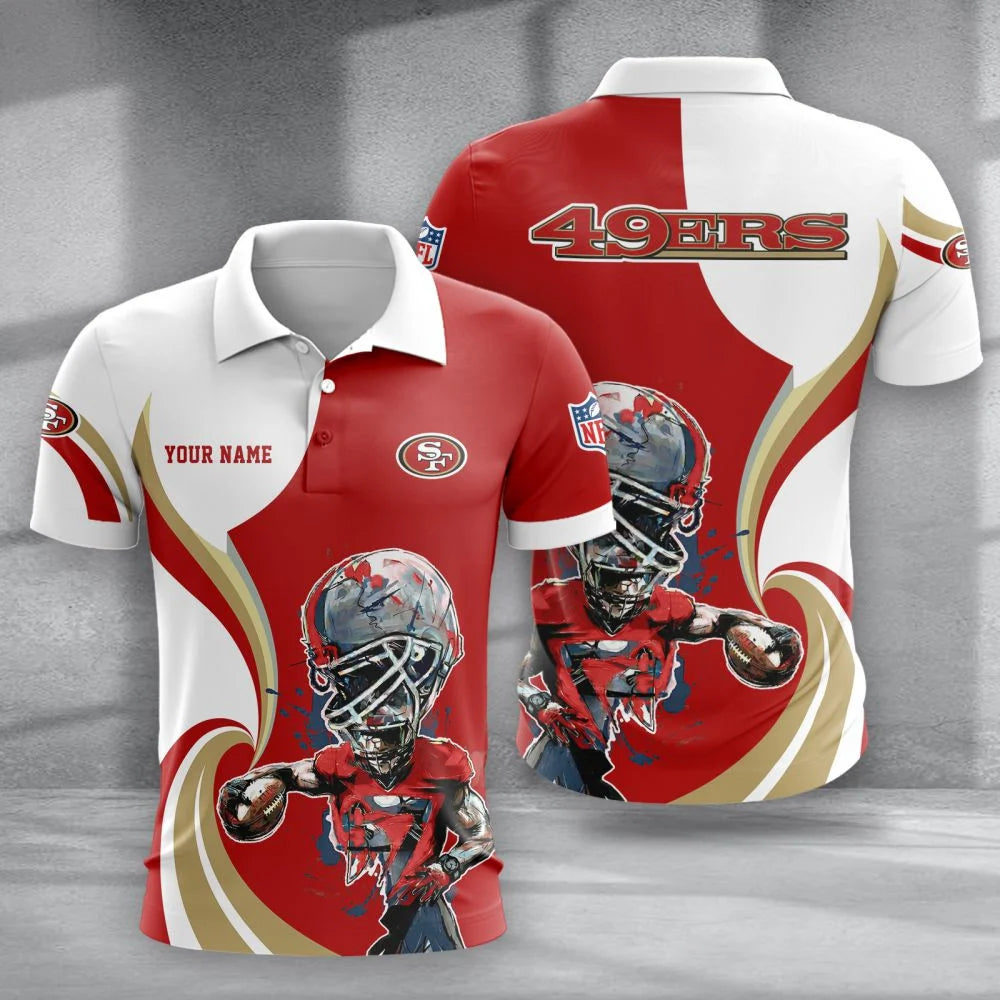 LIMITED EDITION - NEW CUSTOMIZED NFL11 SF49 SAN FRANCISCO 49ERS T-SHIRT, POLO SHIRT, ZIP POLO SHIRT, SWEATSHIRT, HOODIE & ZIP HOODIE