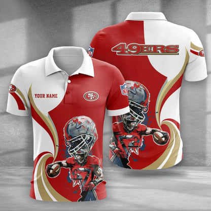 LIMITED EDITION - NEW CUSTOMIZED NFL11 SF49 SAN FRANCISCO 49ERS T-SHIRT, POLO SHIRT, ZIP POLO SHIRT, SWEATSHIRT, HOODIE & ZIP HOODIE