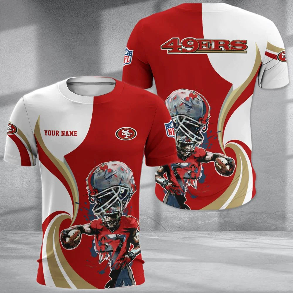 LIMITED EDITION - NEW CUSTOMIZED NFL11 SF49 SAN FRANCISCO 49ERS T-SHIRT, POLO SHIRT, ZIP POLO SHIRT, SWEATSHIRT, HOODIE & ZIP HOODIE