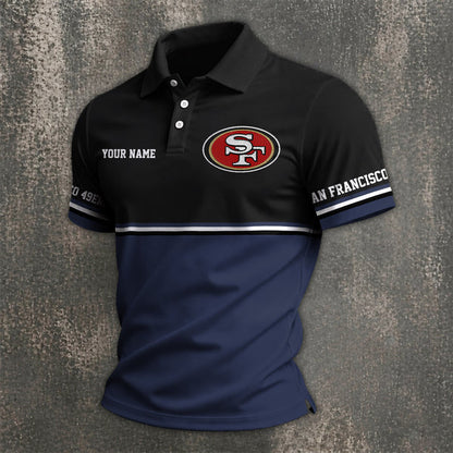 [SPECIAL OFFER] NEW CUSTOMIZED NFL11 SF49 SAN FRANCISCO 49ERS POLO SHIRT