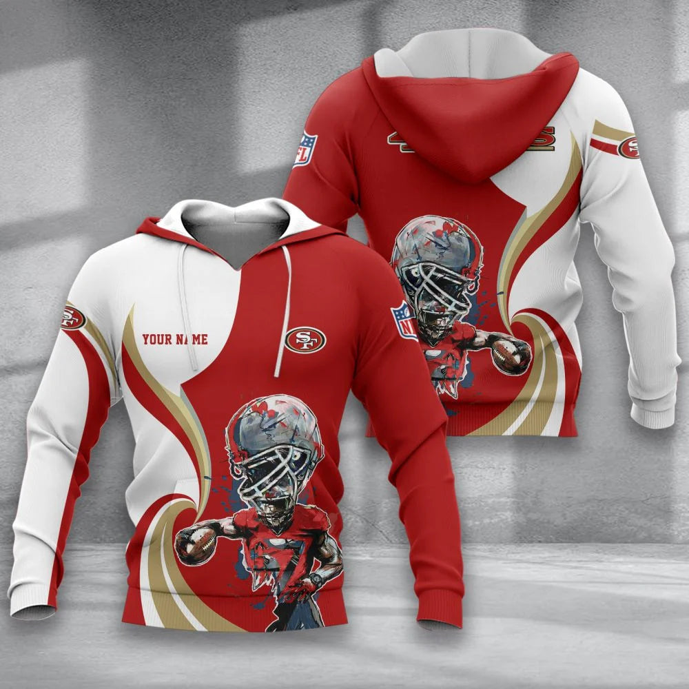 LIMITED EDITION - NEW CUSTOMIZED NFL11 SF49 SAN FRANCISCO 49ERS T-SHIRT, POLO SHIRT, ZIP POLO SHIRT, SWEATSHIRT, HOODIE & ZIP HOODIE