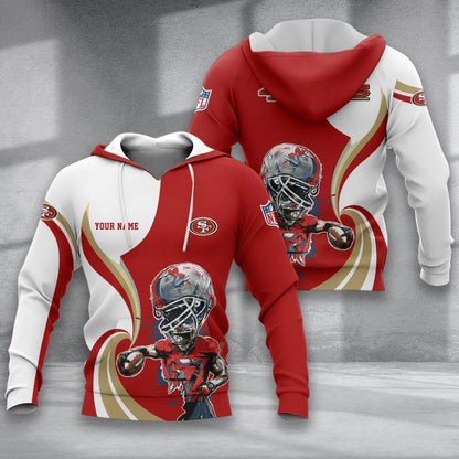 LIMITED EDITION - NEW CUSTOMIZED NFL11 SF49 SAN FRANCISCO 49ERS T-SHIRT, POLO SHIRT, ZIP POLO SHIRT, SWEATSHIRT, HOODIE & ZIP HOODIE