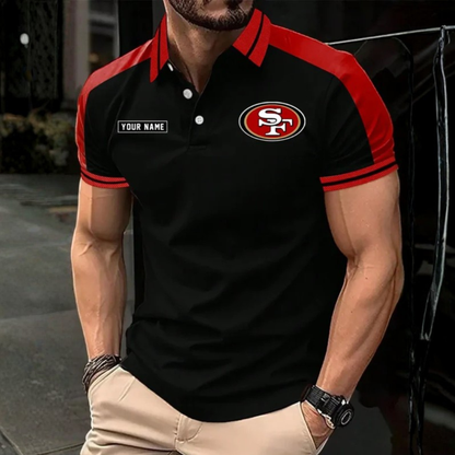 [SPECIAL OFFER] NEW CUSTOMIZED NFL11 SF49 SAN FRANCISCO 49ERS POLO SHIRT