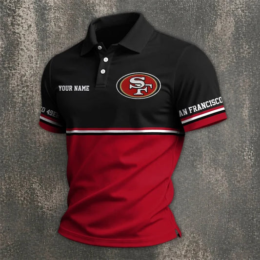 [SPECIAL OFFER] NEW CUSTOMIZED NFL11 SF49 SAN FRANCISCO 49ERS POLO SHIRT