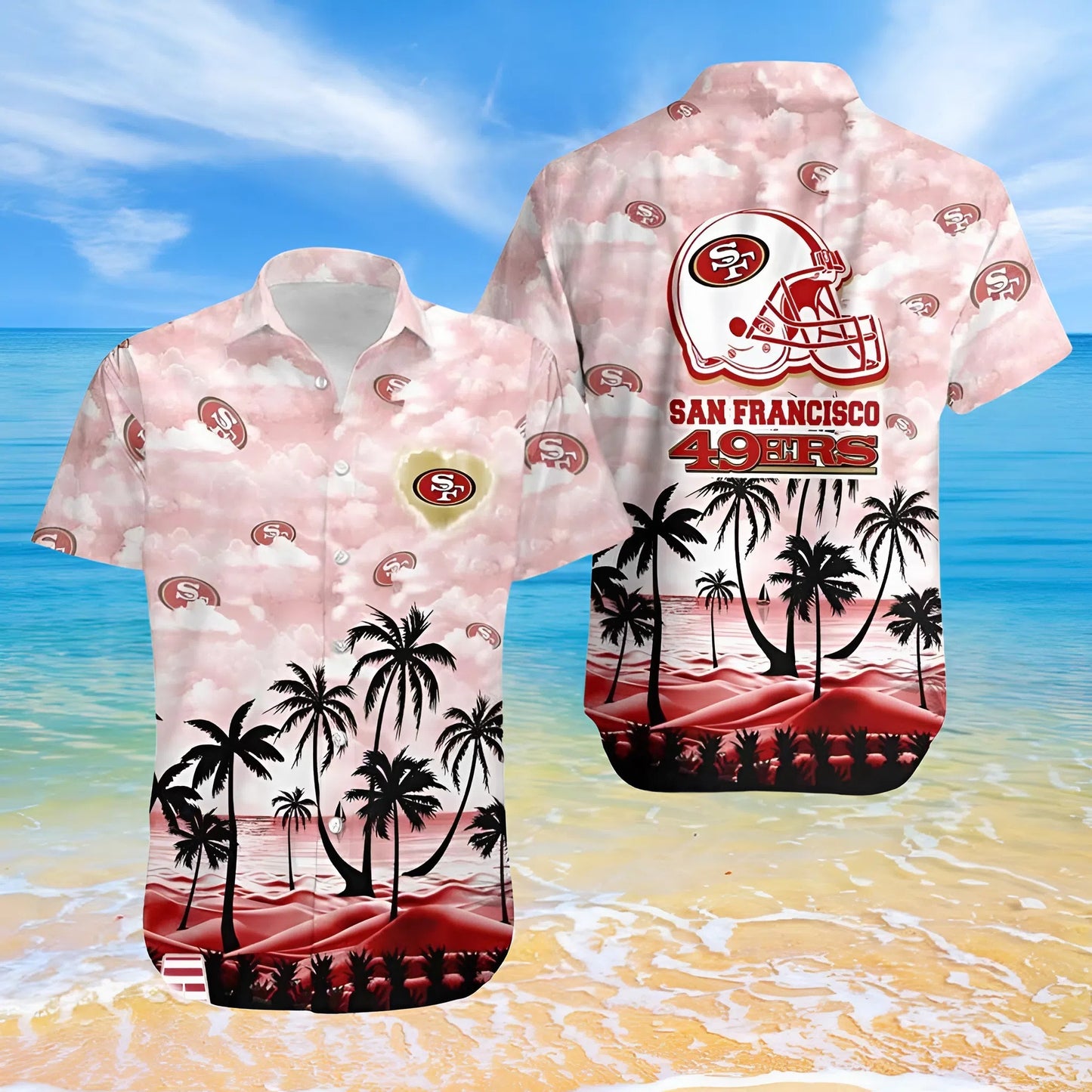 LIMITED EDITION - NEW CUSTOMIZED NFL11 SF49 SAN FRANCISCO 49ERS UNISEX HAWAIIAN SHIRT