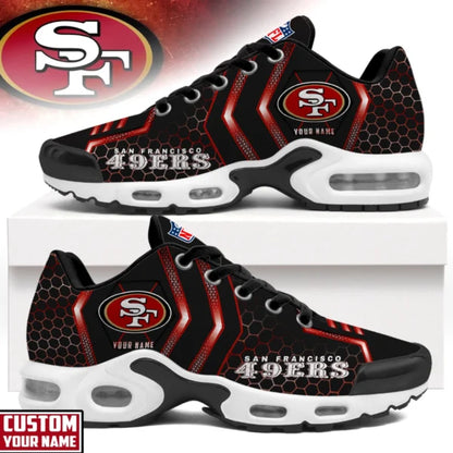 [SPECIAL OFFER] NEW CUSTOMIZED NFL11 SF49 SAN FRANCISCO 49ERS AIR MAX PLUS SNEAKERS