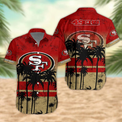 LIMITED EDITION - NEW CUSTOMIZED NFL11 SF49 SAN FRANCISCO 49ERS UNISEX HAWAIIAN SHIRT