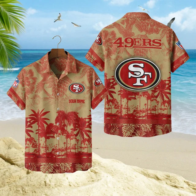 LIMITED EDITION - NEW CUSTOMIZED NFL11 SF49 SAN FRANCISCO 49ERS UNISEX HAWAIIAN SHIRT