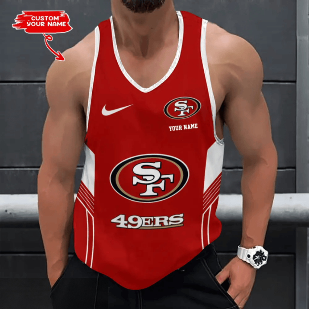 [SPECIAL OFFER] NEW CUSTOMIZED NFL11 SF49 SAN FRANCISCO 49ERS UNISEX TANK TOP