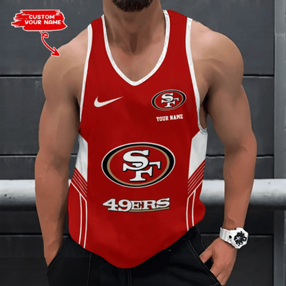 [SPECIAL OFFER] NEW CUSTOMIZED NFL11 SF49 SAN FRANCISCO 49ERS UNISEX TANK TOP
