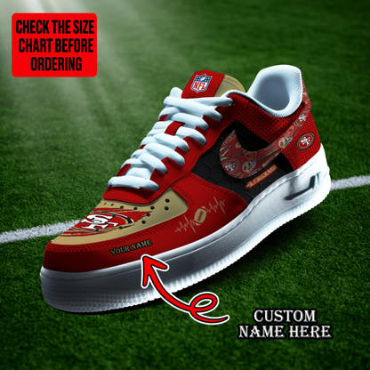 [SPECIAL OFFER] NEW CUSTOMIZED NFL11 SF49 SAN FRANCISCO 49ERS AF1 SHOES